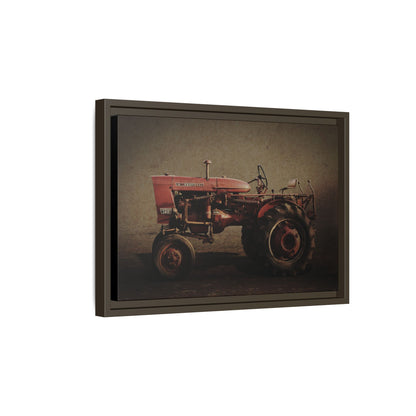 Vintage Farmall Model 140 Tractor | Framed Wall Art on Stretched Canvas