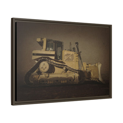 D8 Classic 90's Dozer | Framed Wall Art on Stretched Canvas