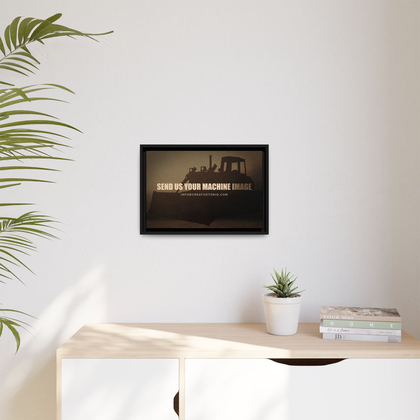 Personalized Machine Art | Framed Photo Wall Art on Canvas