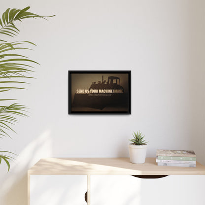 Personalized Machine Art | Framed Photo Wall Art on Canvas