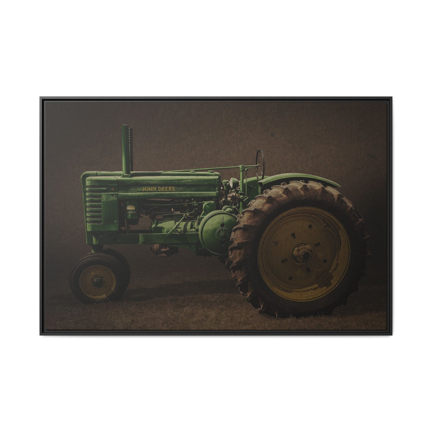 Vintage John Deere Model G | Framed Wall Art on Stretched Canvas