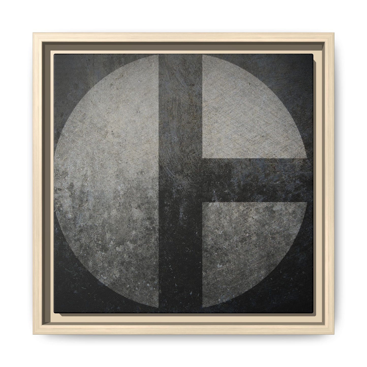 C Moon  | Framed Wall Art on Stretched Canvas