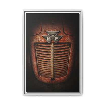 Vintage Rusty Massey Grill on Canvas