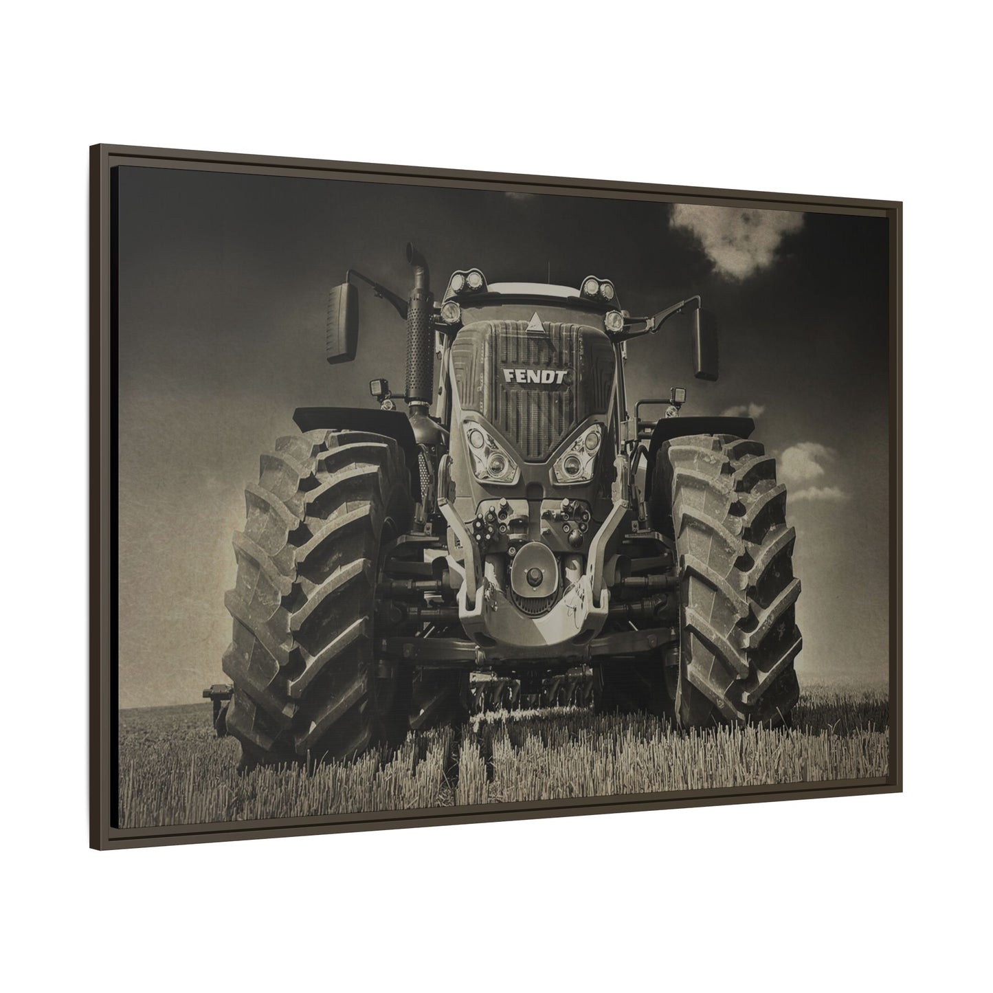 Fendt 800 Vario Coming At You | Framed Photo Wall Art on Canvas