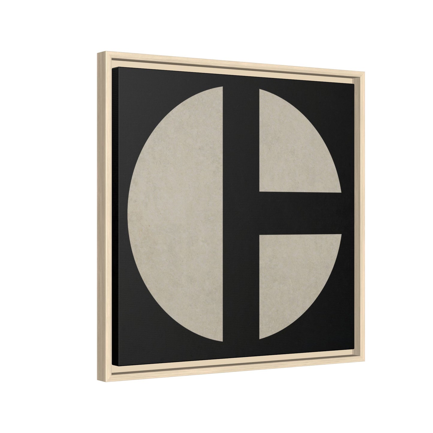 C Moon - CLEAN  | Framed Wall Art on Stretched Canvas