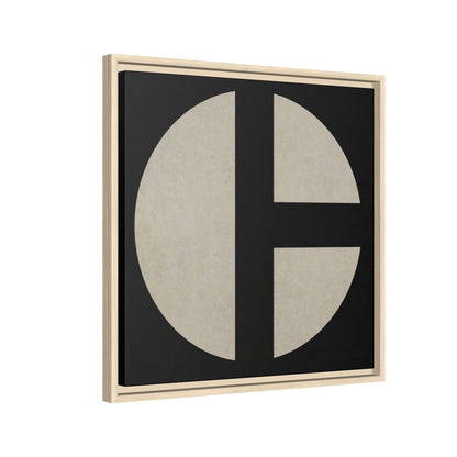 C Moon - CLEAN  | Framed Wall Art on Stretched Canvas