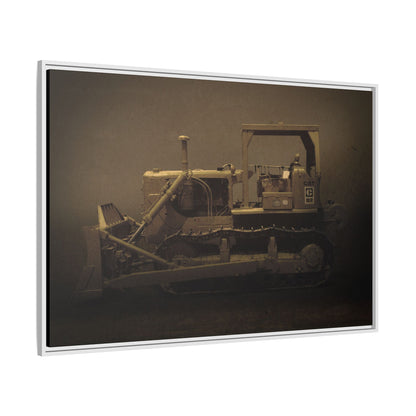 Classic D7 Dozer | Framed Wall Art on Stretched Canvas