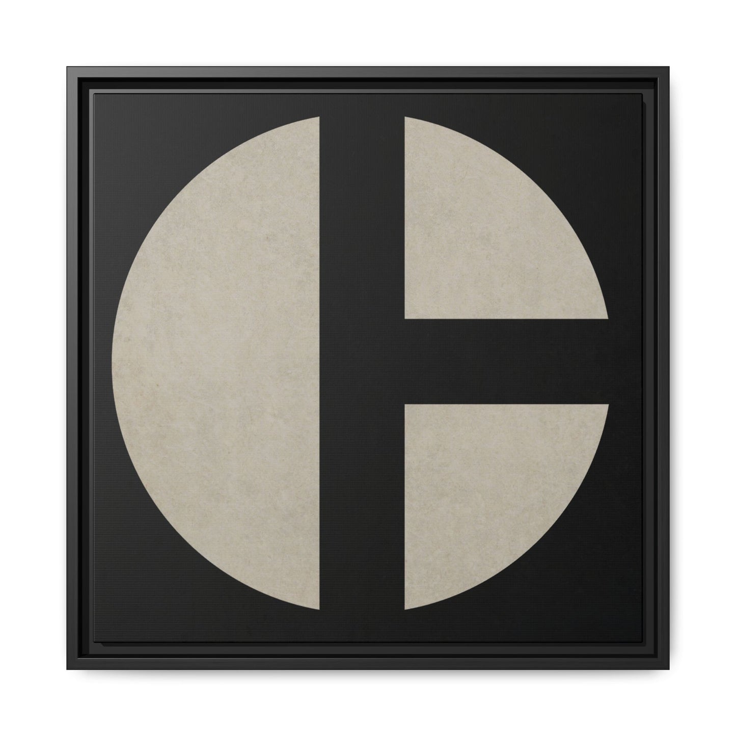 C Moon - CLEAN  | Framed Wall Art on Stretched Canvas