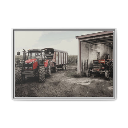 Massey Ferguson Legacy Photo Wall Art on Framed Canvas