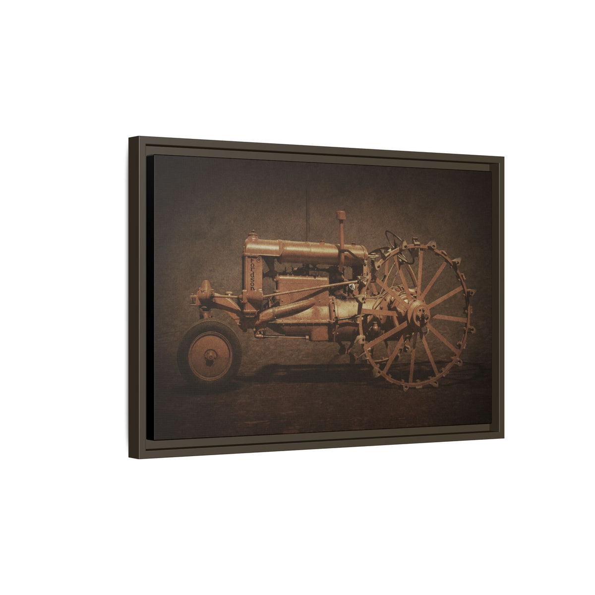 Vintage Ford Fordson Steel Wheel | Wall Art on Framed Canvas