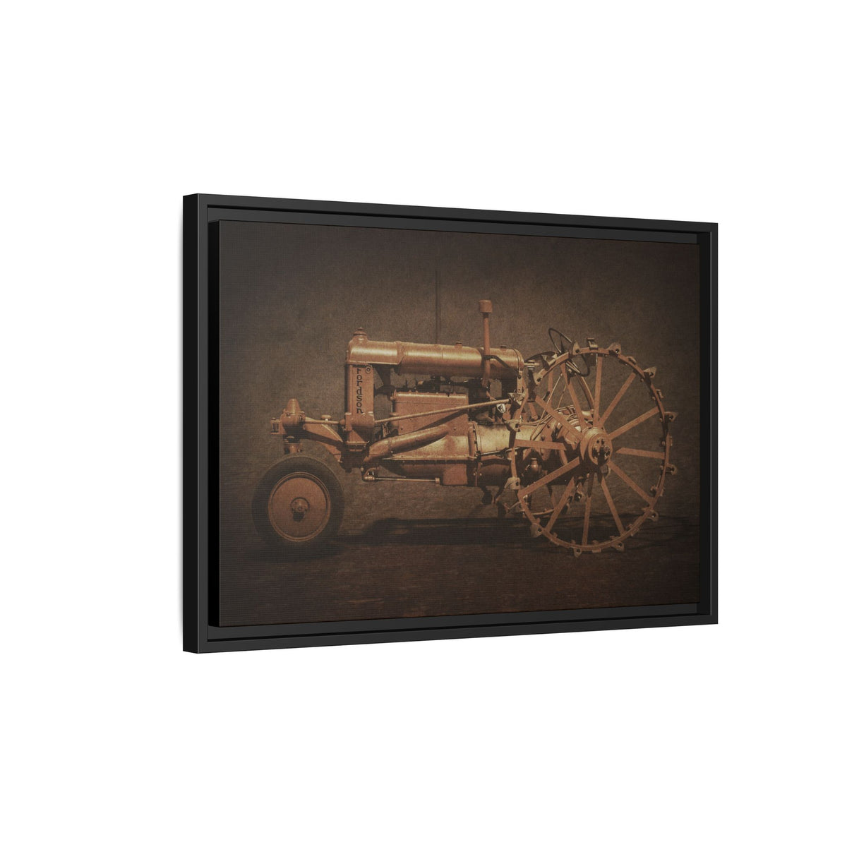 Vintage Ford Fordson Steel Wheel | Wall Art on Framed Canvas