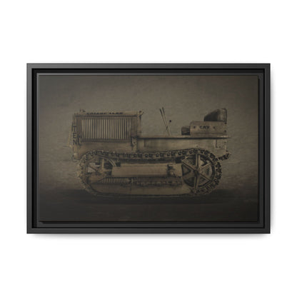 Vintage Crawler 10 'TEN' Tractor | Photo Wall Art on Framed Canvas