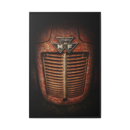 Vintage Rusty Massey Grill on Canvas