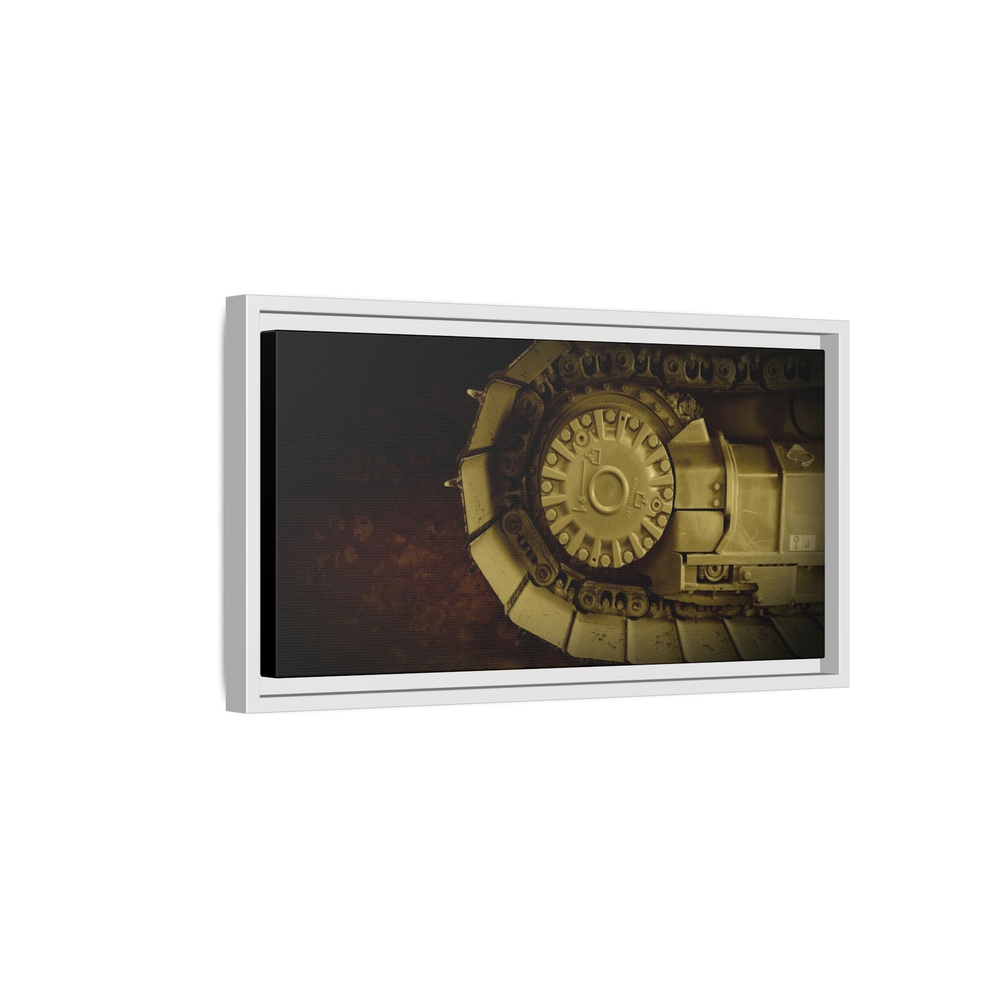 Dramatic Dozer Tracks | Photo Wall Art on Canvas