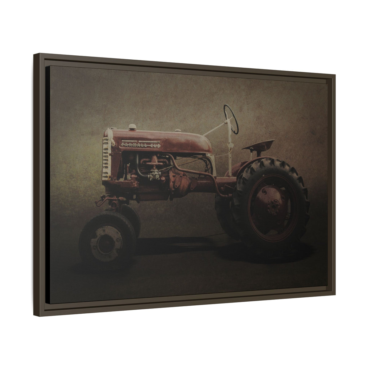 Vintage Farmall Cub Tractor | Framed Wall Art on Stretched Canvas