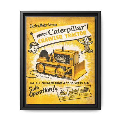 Junior Crawler Vintage Advertisement Art | Framed Wall Art on Canvas