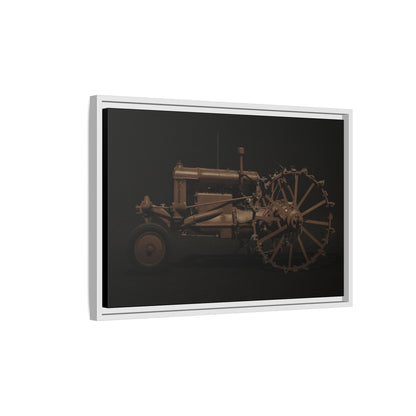 Vintage Ford Fordson Steel Wheel Photo Wall Art on Framed Canvas