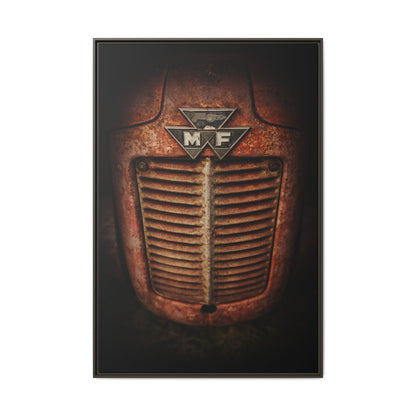 Vintage Rusty Massey Grill on Canvas
