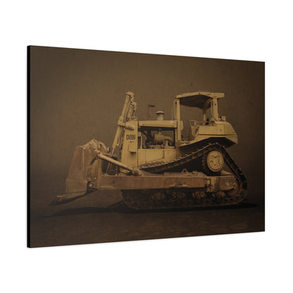 Classic D8N Dozer | Unframed | Photo Art on Canvas