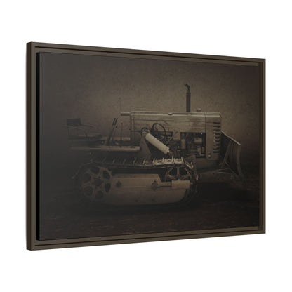 Vintage John Deere MC | Framed Wall Art on Stretched Canvas