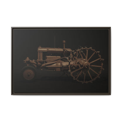 Vintage Ford Fordson Steel Wheel Photo Wall Art on Framed Canvas