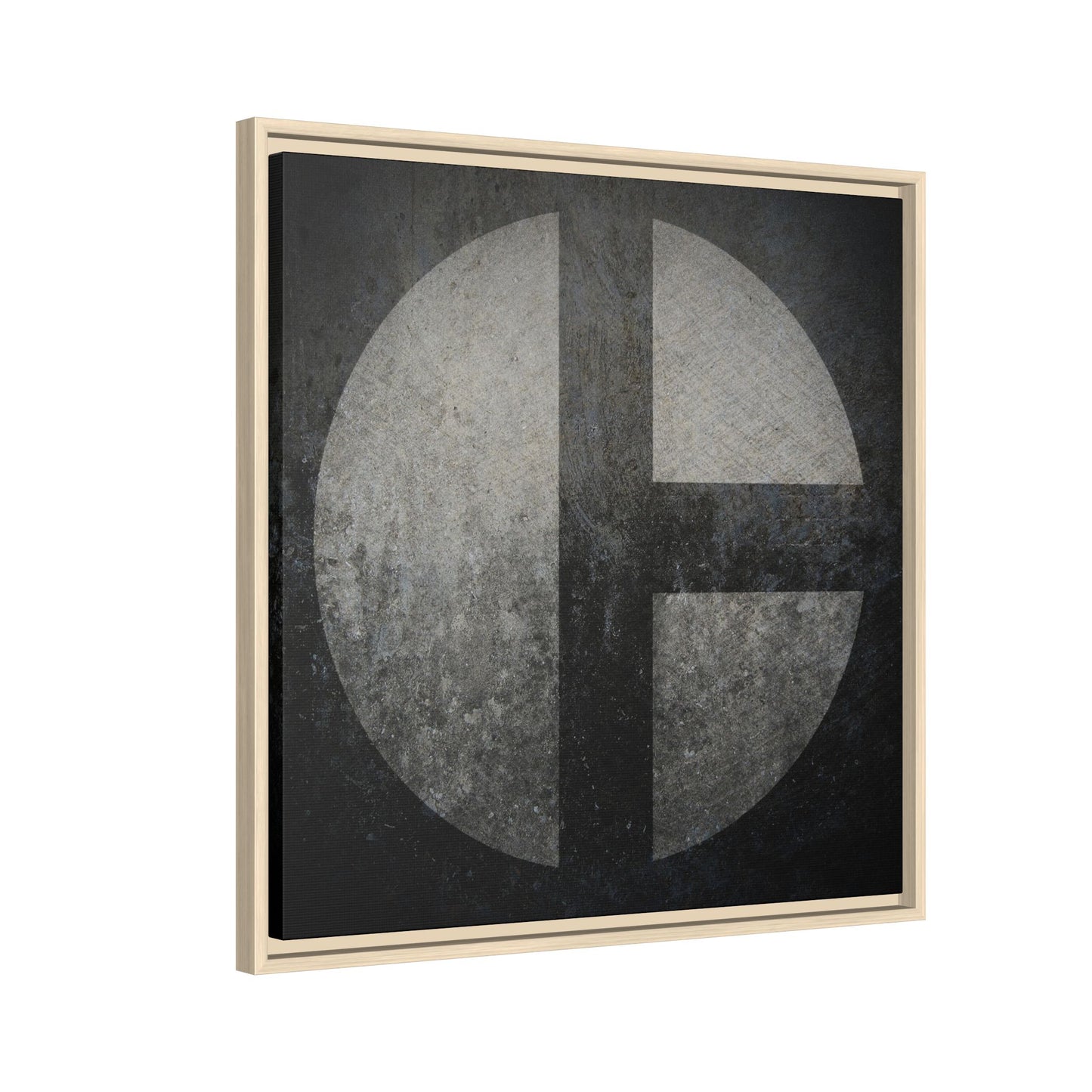 C Moon  | Framed Wall Art on Stretched Canvas