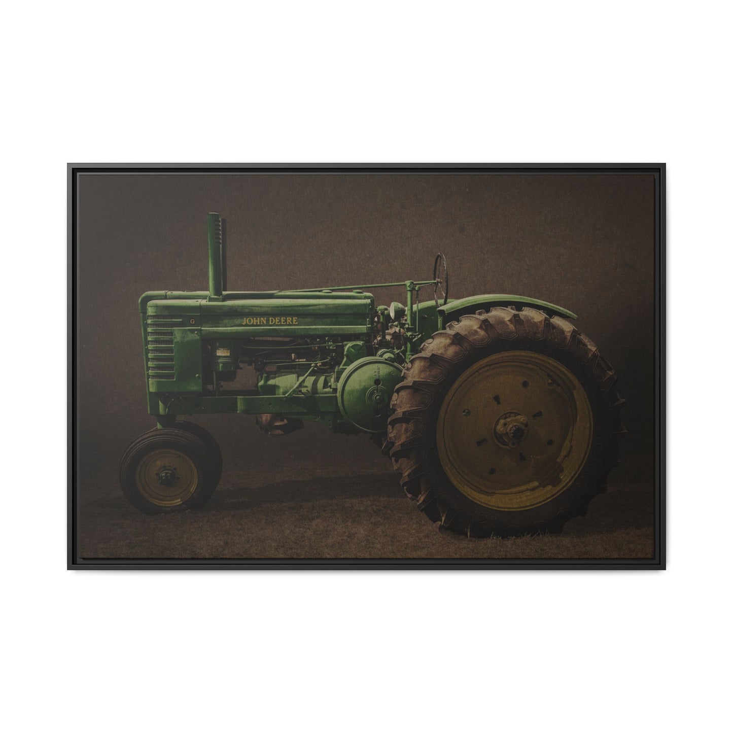 Vintage John Deere Model G | Framed Wall Art on Stretched Canvas
