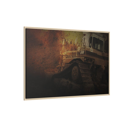 D10 Dramatic Dozer | Framed Wall Art on Stretched Canvas