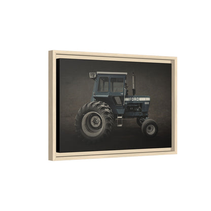 Vintage Ford 8600 Tractor Photo Wall Art on Canvas