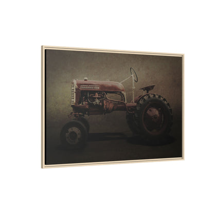 Vintage Farmall Cub Tractor | Framed Wall Art on Stretched Canvas
