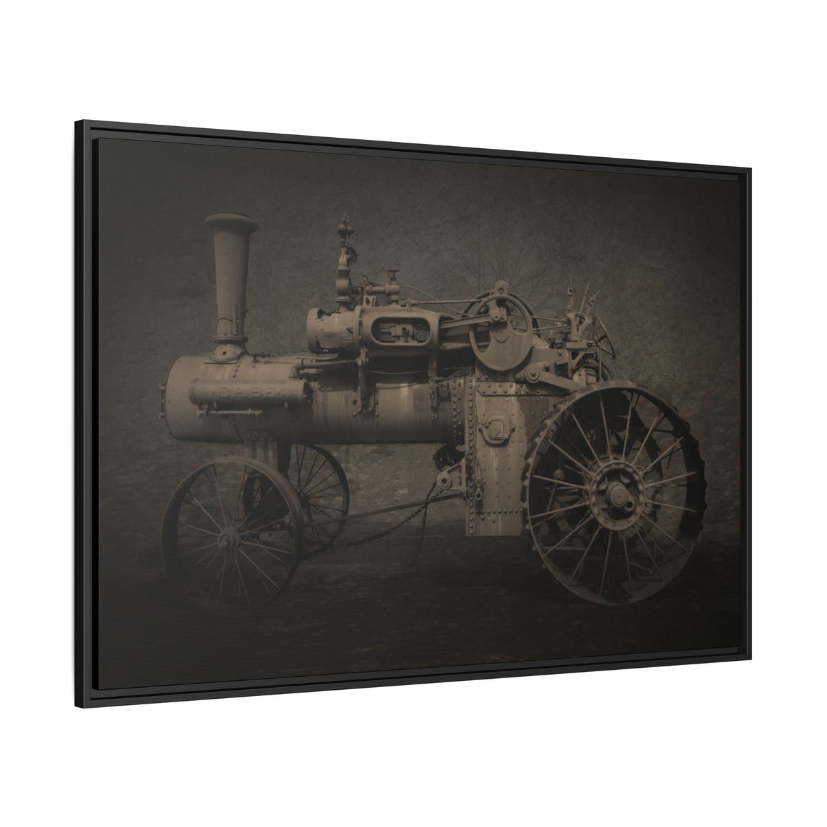 Vintage CASE 65 HP Tractor Photo Wall Art on Canvas