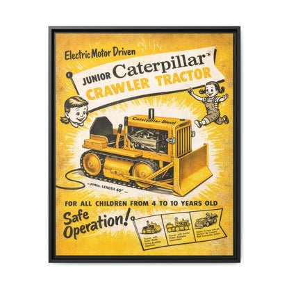 Junior Crawler Vintage Advertisement Art | Framed Wall Art on Canvas