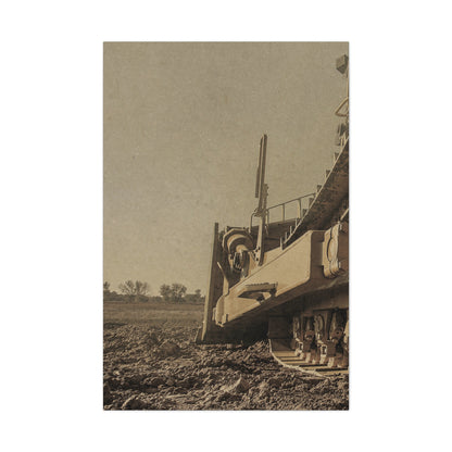 Epic D8 Dozer Track Triptych | Left Panel