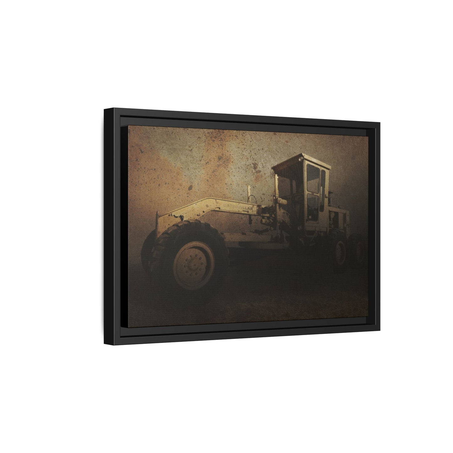 Classic 120G Motorgrader Action| Framed Wall Art on Canvas