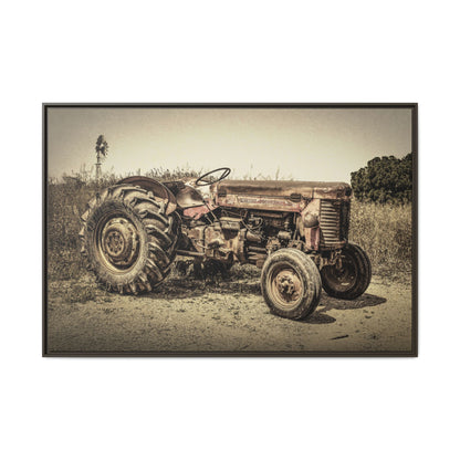 Vintage Massey Ferguson MF 35 - Framed Wall Art on Canvas