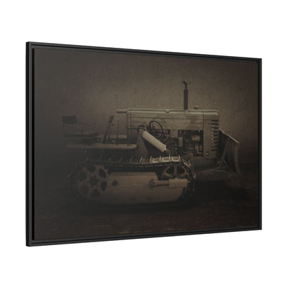 Vintage John Deere MC | Framed Wall Art on Stretched Canvas