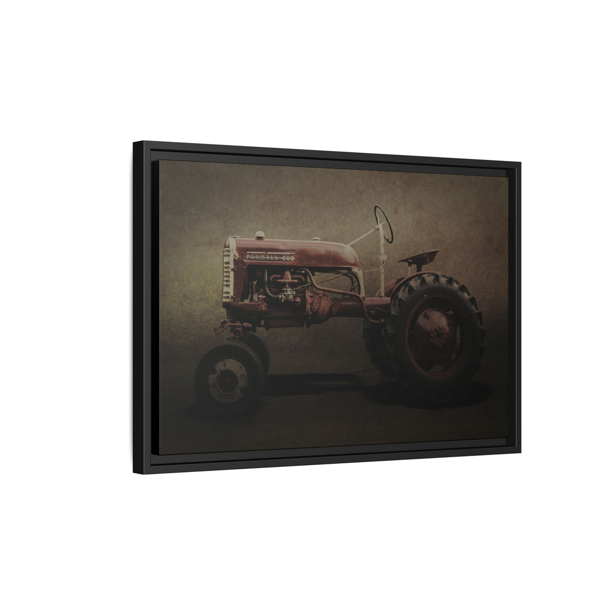 Vintage Farmall Cub Tractor | Framed Wall Art on Stretched Canvas