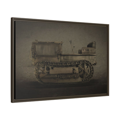 Vintage Crawler 10 'TEN' Tractor | Photo Wall Art on Framed Canvas