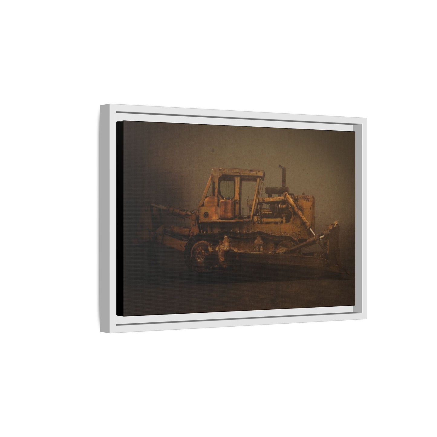Classic D8 Dozer | Framed Wall Art on Stretched Canvas