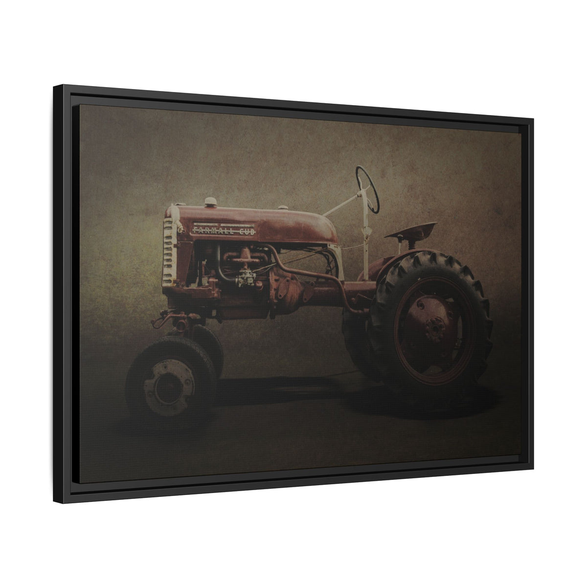 Vintage Farmall Cub Tractor | Framed Wall Art on Stretched Canvas