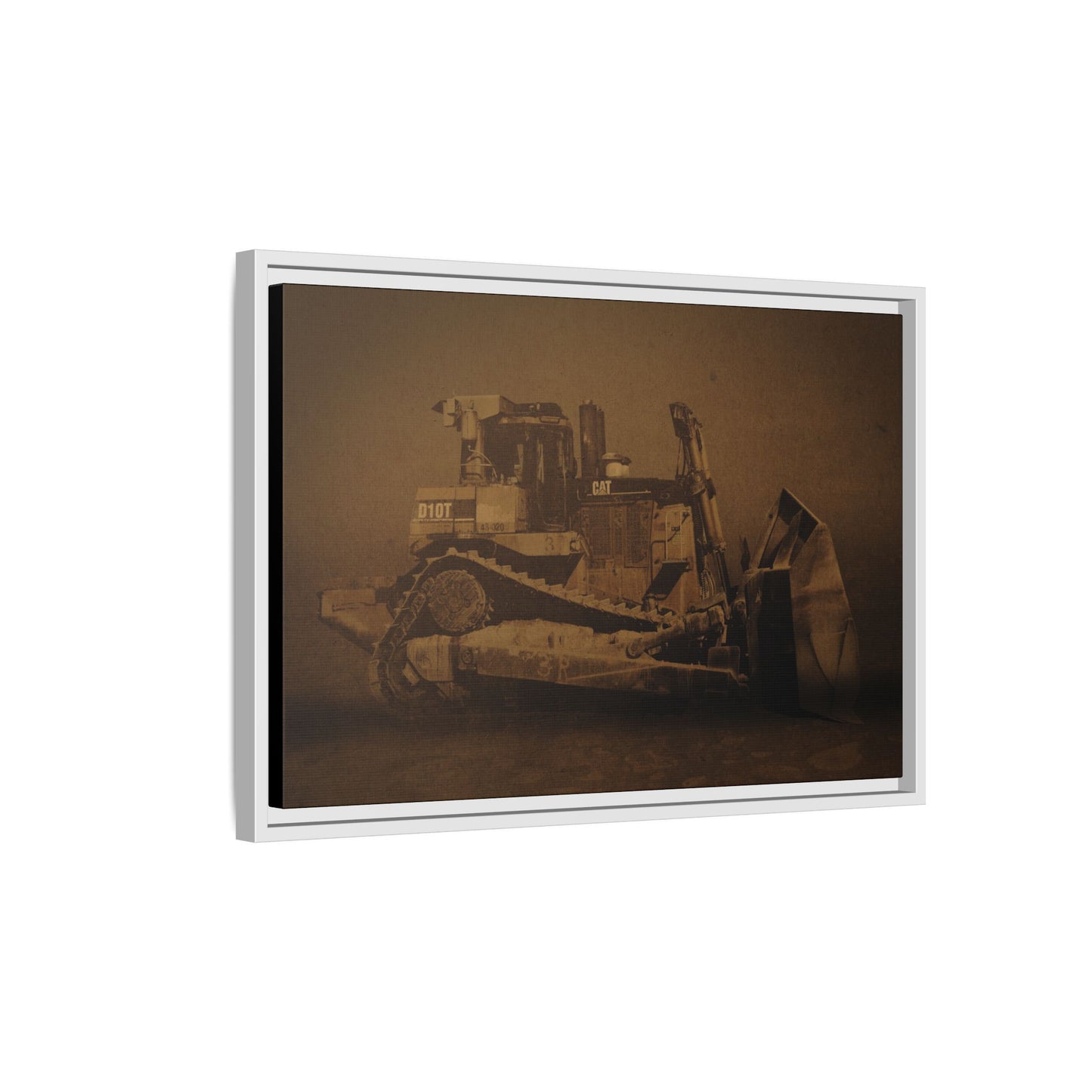 Classic Crawler D10T Photo Wall Art on Canvas