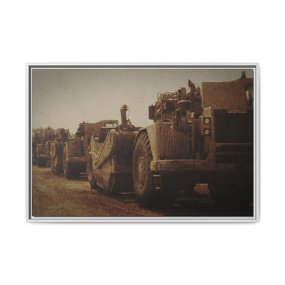 Classic Scraper Lineup | Framed Wall Art on Stretched Canvas