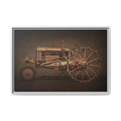 Vintage Ford Fordson Steel Wheel | Wall Art on Framed Canvas