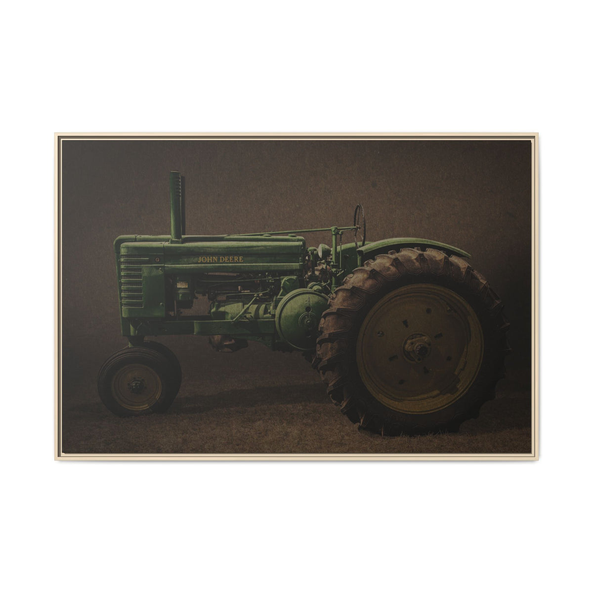 Vintage John Deere Model G | Framed Wall Art on Stretched Canvas