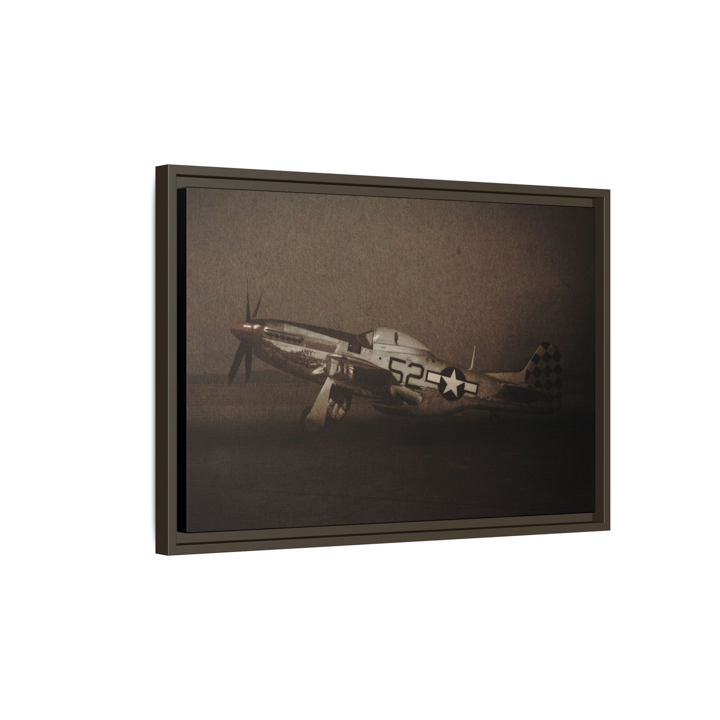 P-51 MUSTANG | Framed Wall Art on Stretched Canvas