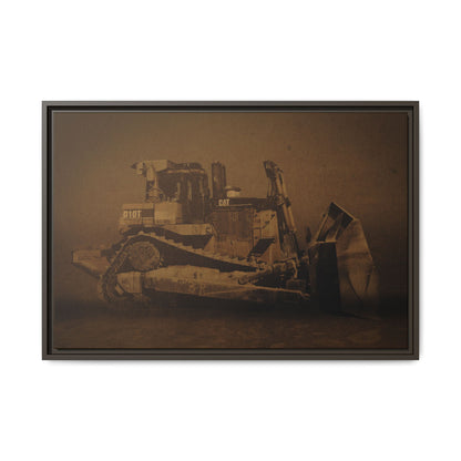 Classic Crawler D10T Photo Wall Art on Canvas