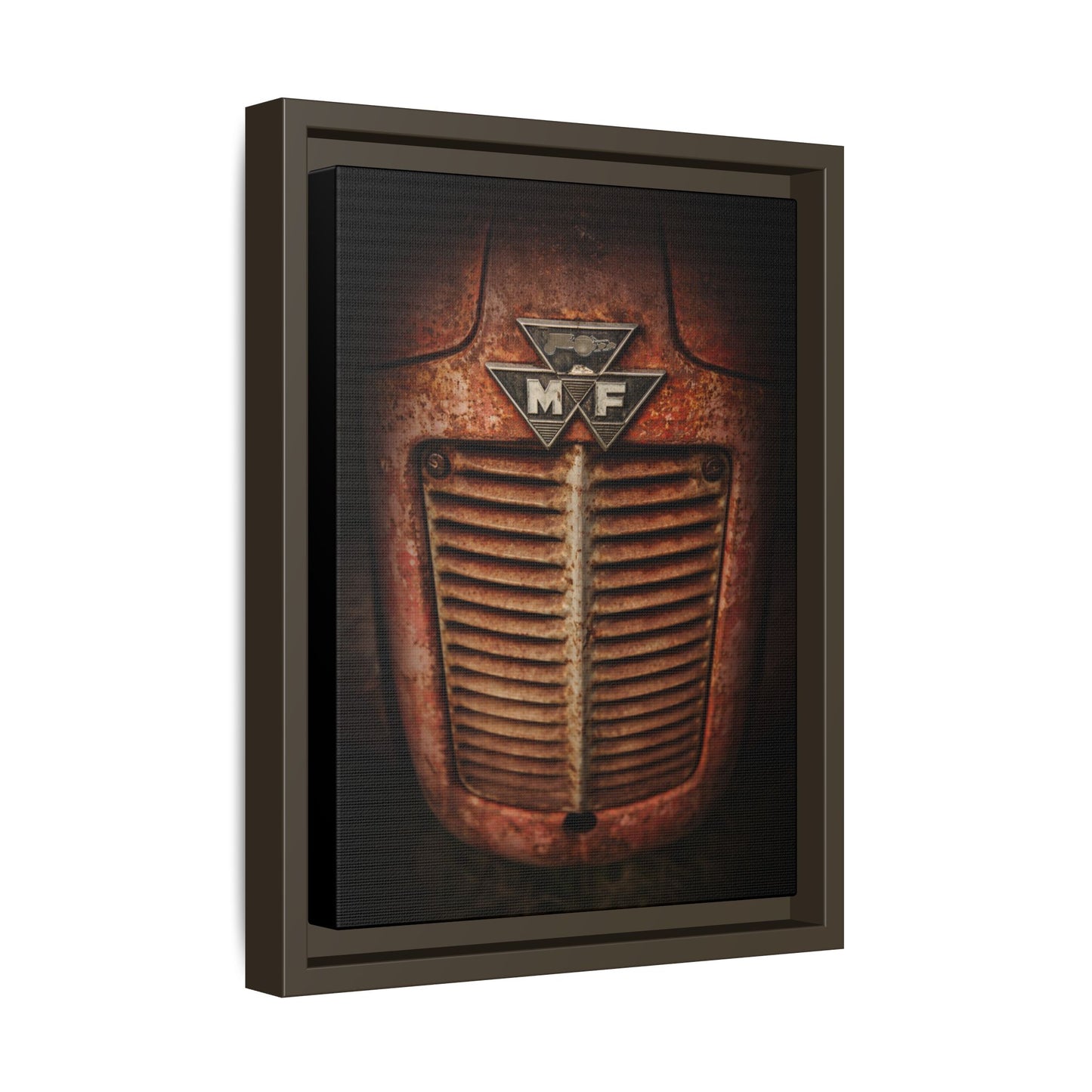 Vintage Rusty Massey Grill on Canvas