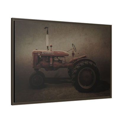 Vintage Farmall Model B Tractor | Framed Wall Art on Stretched Canvas
