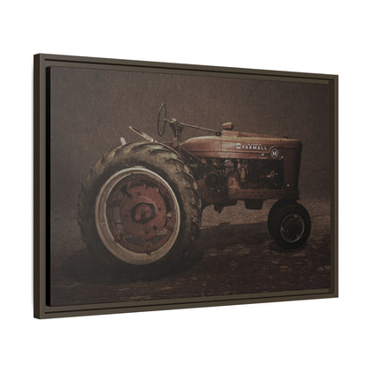 Vintage Farmall M Tractor | Framed Wall Art on Stretched Canvas