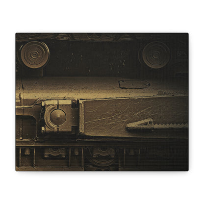 Dramatic Undercarriage Track Right | Stretched Canvas Wall Art | Unframed